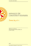 Annales De L Institut Fourier