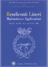 Rendiconti Lincei-matematica E Applicazioni