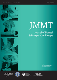 Journal Of Manual & Manipulative Therapy