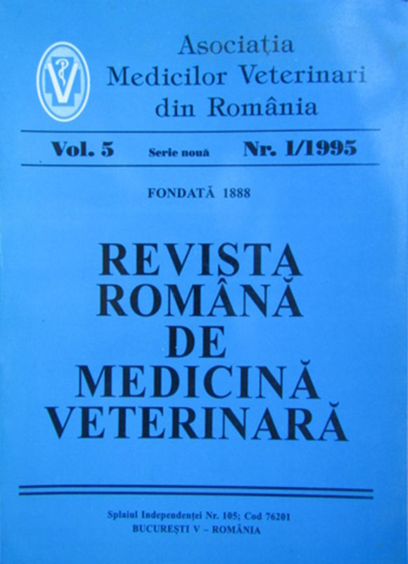 Revista Romana De Medicina Veterinara